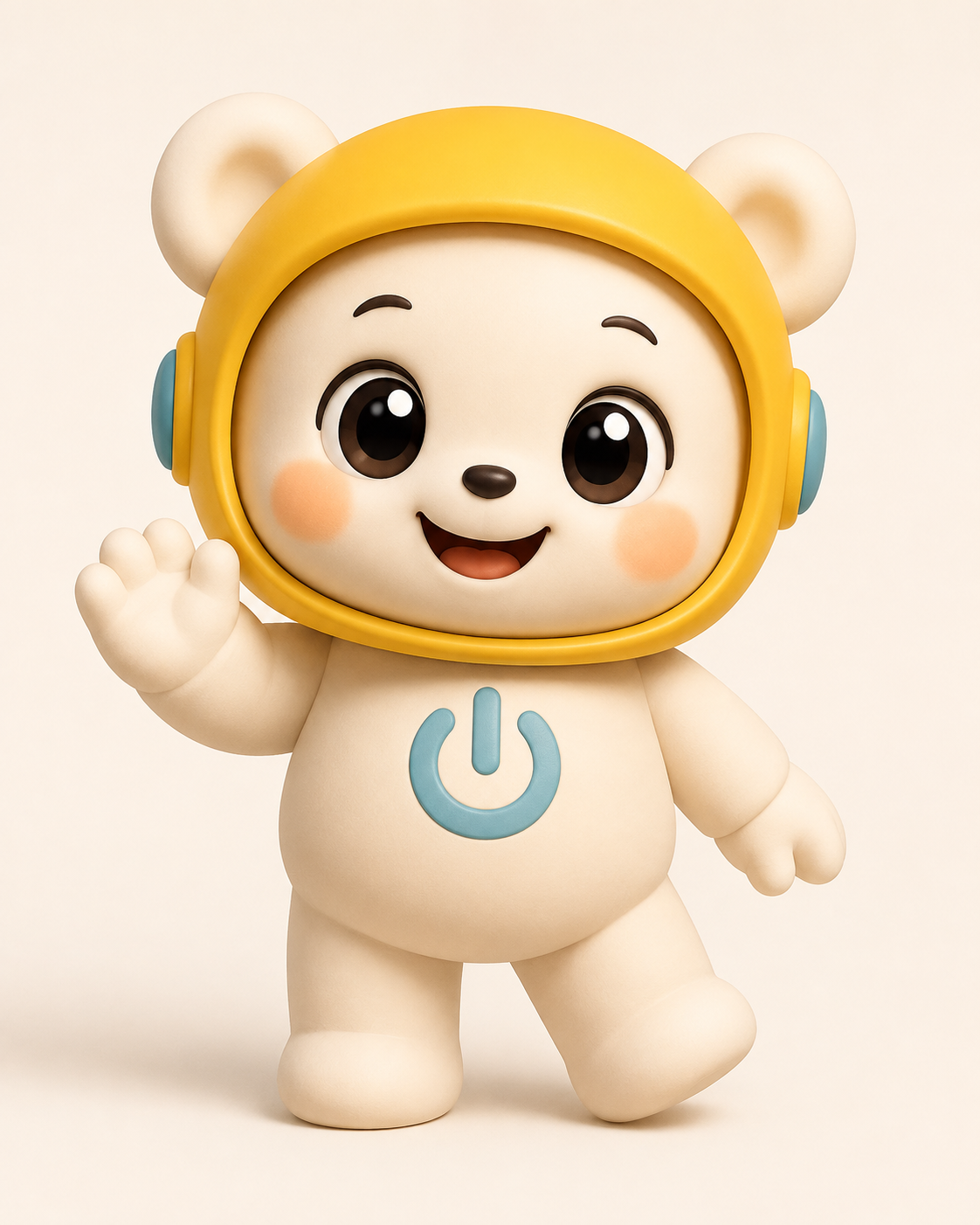 손을 흔드는 ROBOME 캐릭터